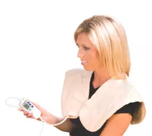 00-1033 Fabrication Enterprises, Inc. Theratherm digital moist heat pad, shoulder/neck (23 x 20")