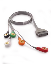 01.57.471454013 Edan 5-Electrode Ecg Cable(IEC)
