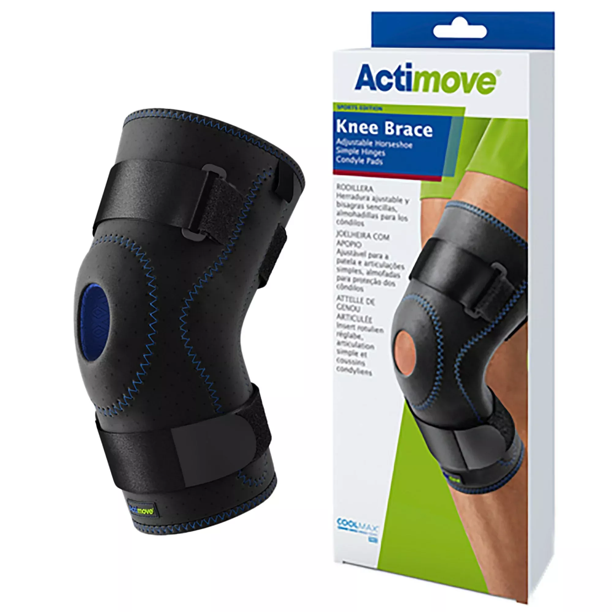 Actimove Sports Edition Hinged Knee Brace, Medium, 1 Each