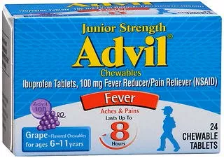 Advil Junior Strength Ibuprofen Pain Relief, 1 Bottle