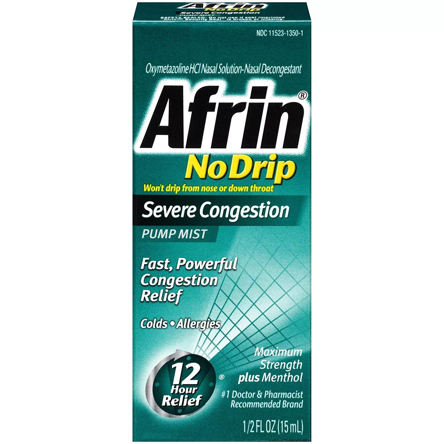 AFRIN NASAL, SPR NO DRIP SEVERE CONG 15ML 0.5OZ
