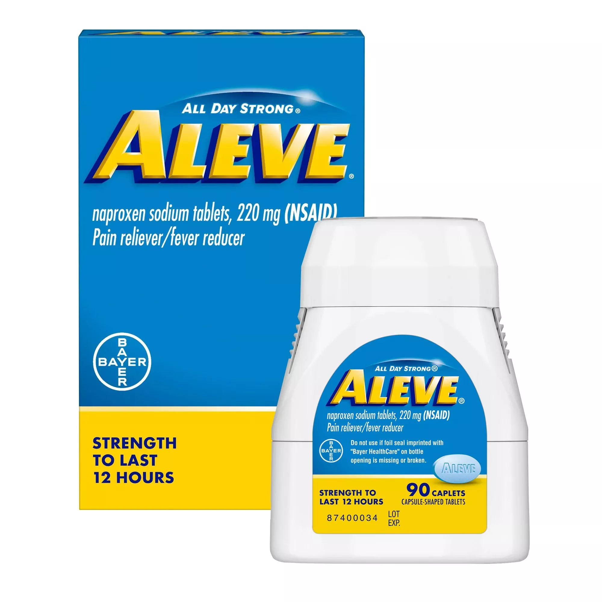 Aleve Naproxen Sodium Pain Relief, 1 Bottle