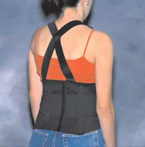 Back Support Industrial W/ Suspenders Lrg 39-44