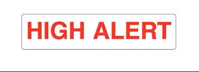 Barkley Warning Label, 1 Pack of 1000