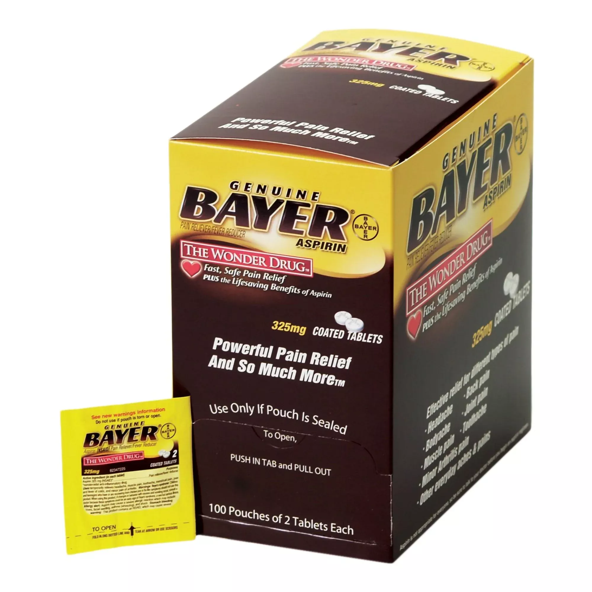 Bayer Aspirin Pain Relief, 1 Case of 2400