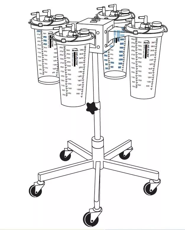 Bemis Healthcare Suction Canister Stand, 1 Case