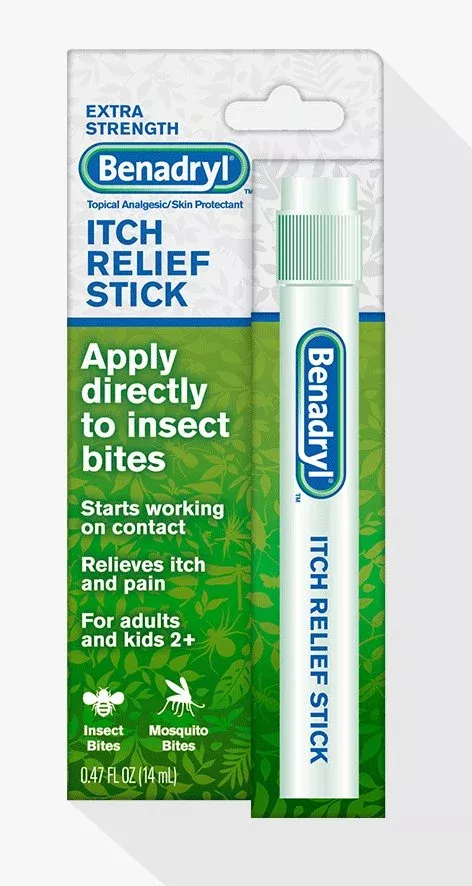 BENADRYL ITCH RELIEF, STICK 14ML (24/CS) J&JOTC