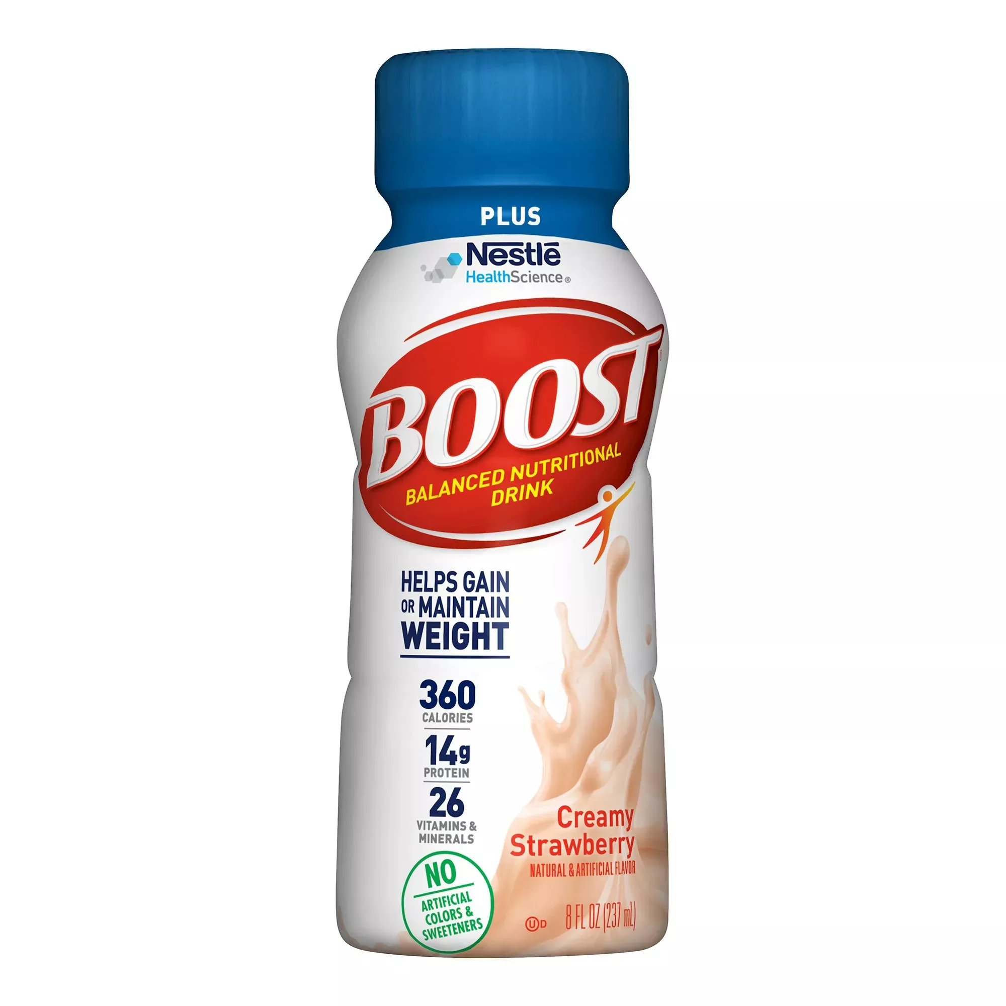 Boost Plus Strawberry Oral Supplement, 8 oz. Bottle, 1 Case of 24