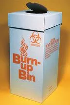 BOX, BURN BIOHAZ 12X12X27 (6/CS)