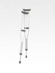 Breg Aluminum Underarm Crutches, Adult, 1 Each