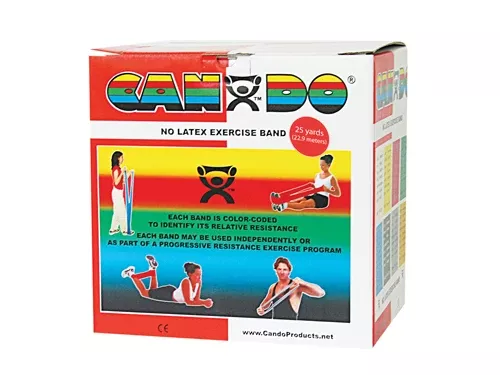 Cando BandNon-Latex RedLight25 Yard