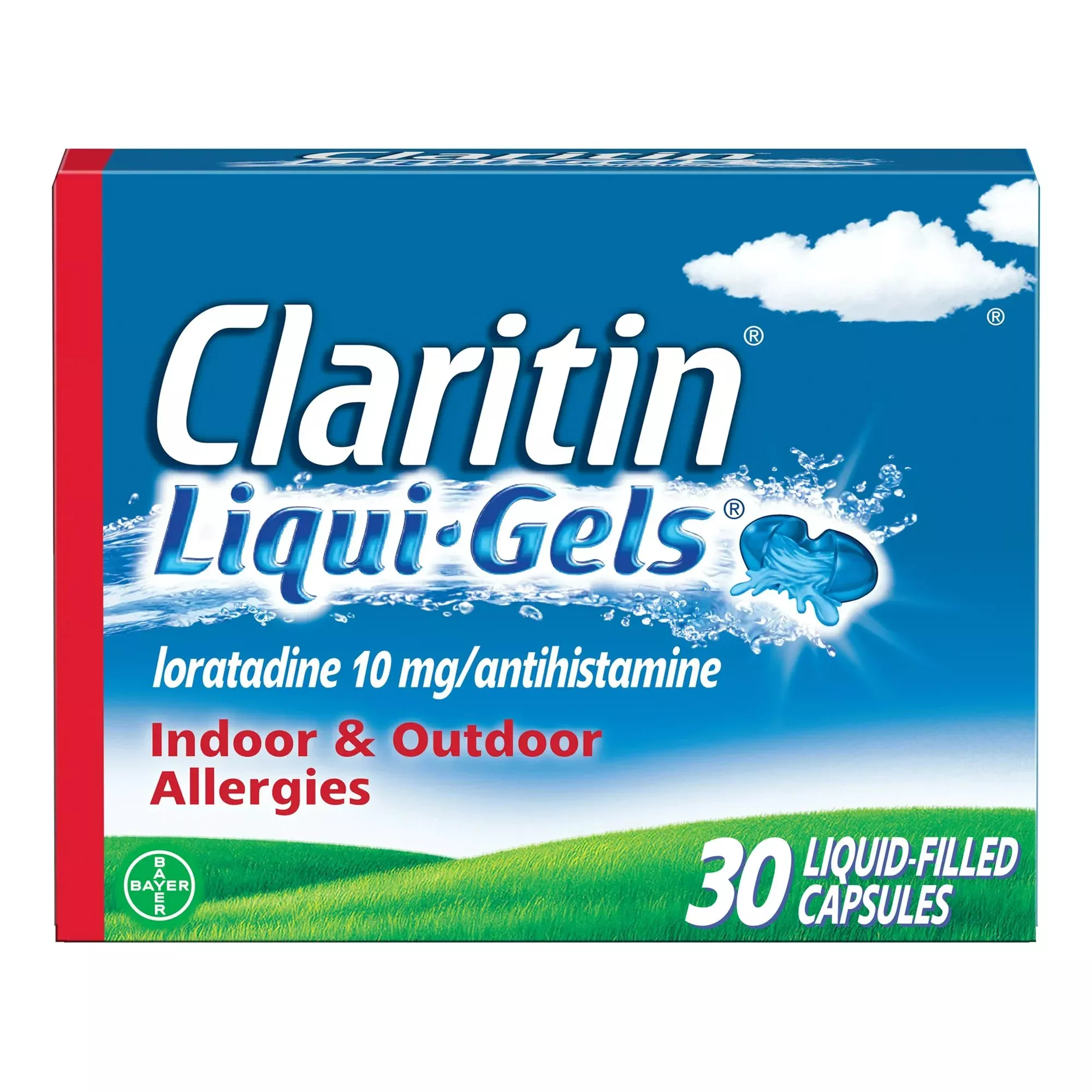 Claritin Liquigels Loratadine Allergy Relief, 1 Box