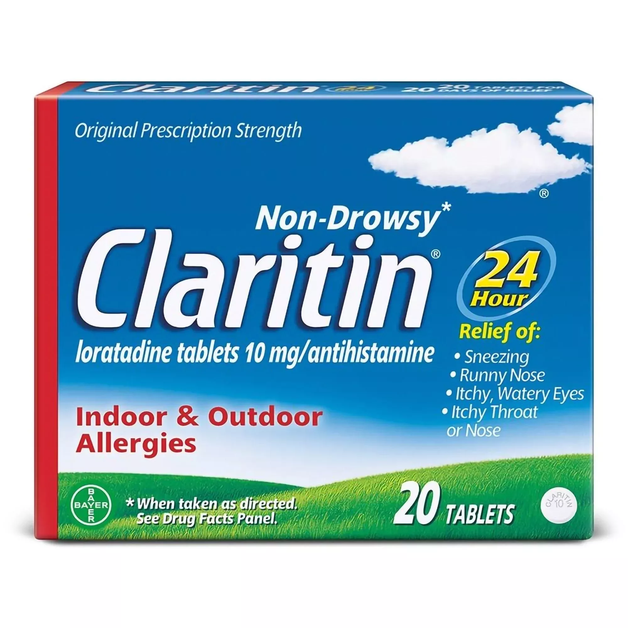 Claritin Loratadine Allergy Relief, 1 Carton