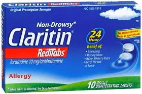 CLARITIN, REDI-TAB 24HR 10MG (10/PK) 9SCHRN