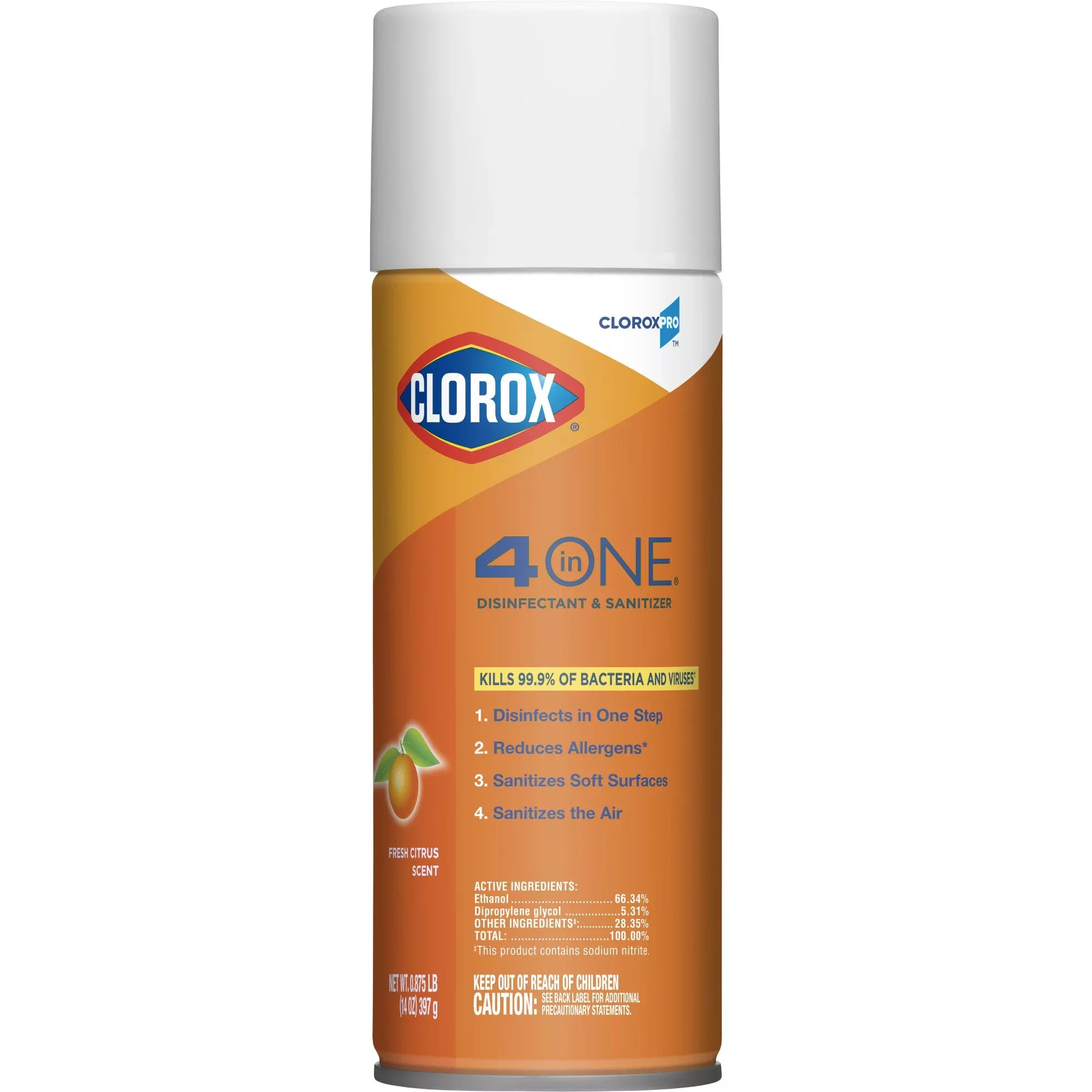 Clorox 4 in One Surface Disinfectant Cleaner, 1 Case of 12