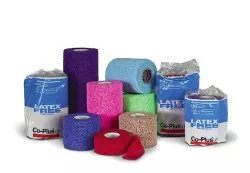 Co-Plus LF Self-adherent Closure Cohesive Bandage, 4 Inch x 5 Yard, 1 Case of 18