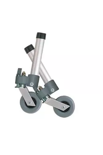 Comb. Swivel/Fixed Wheels 3w/Lock and Rear Glides (pr)