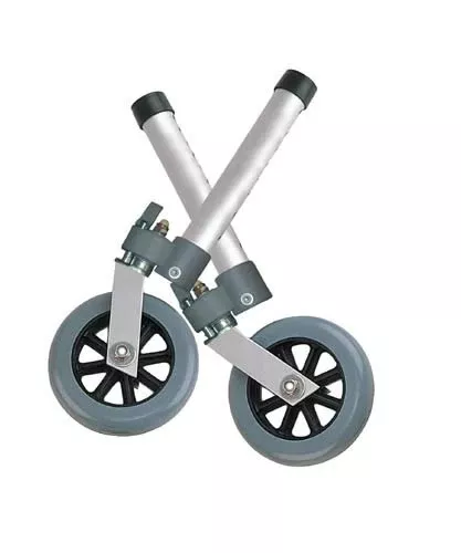 Comb. Swivel/Fixed Wheels 5w/Lock & Rear Glides (pr)