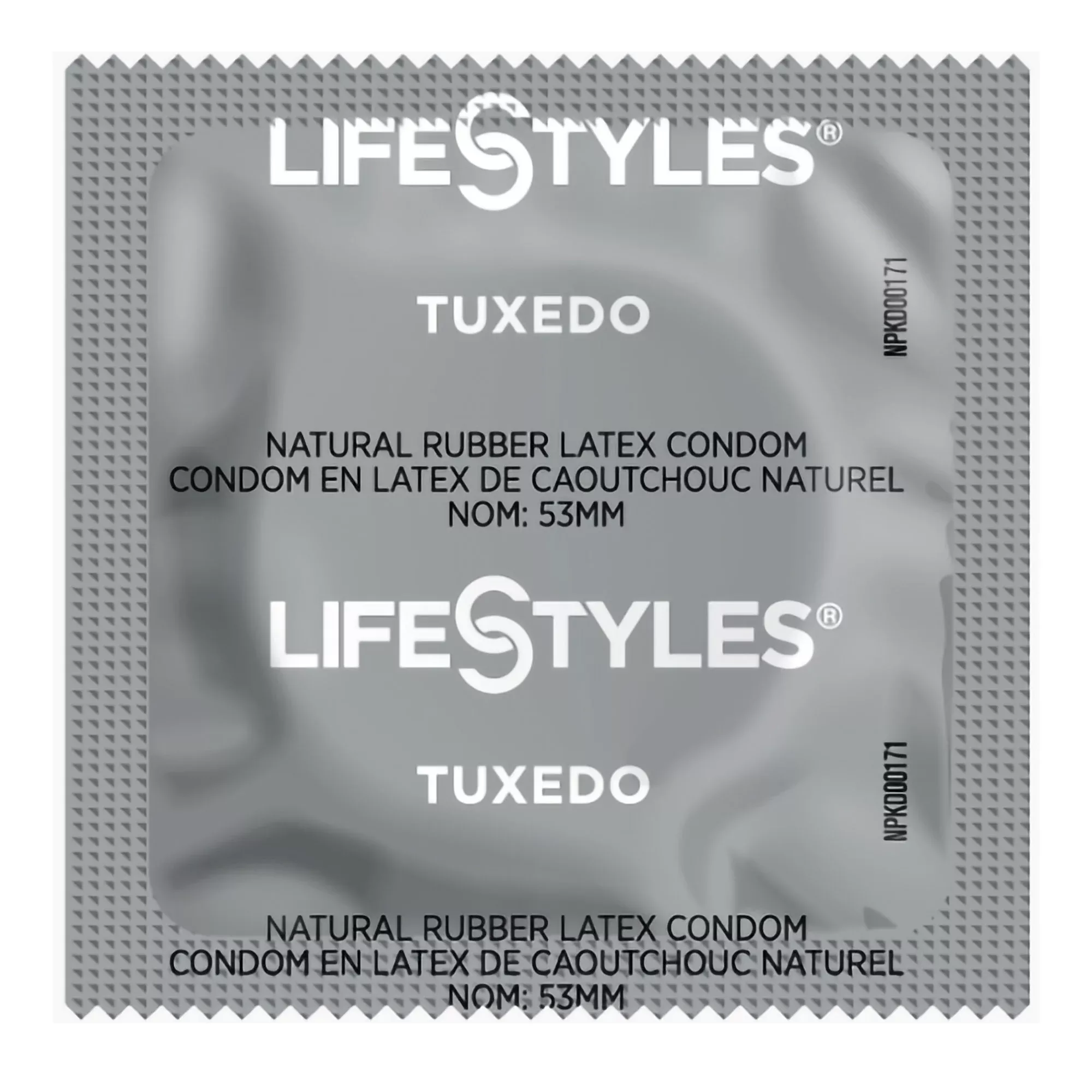 CONDOM, LIFESTYLES TUXEDO LUBRICATED (1008/CS)