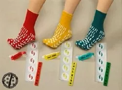 Confetti Treads Fall Management Slipper Socks, 1 Dozen