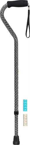 Designer Canes Color Combo Offset Handle AluminumCs/6