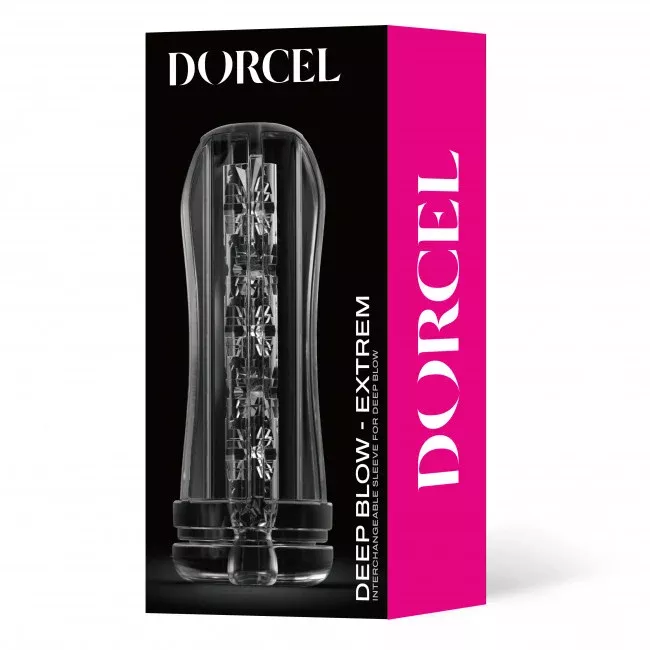 Dorcel Deep Blow Extrem Sleeve for Masturbator Transparent