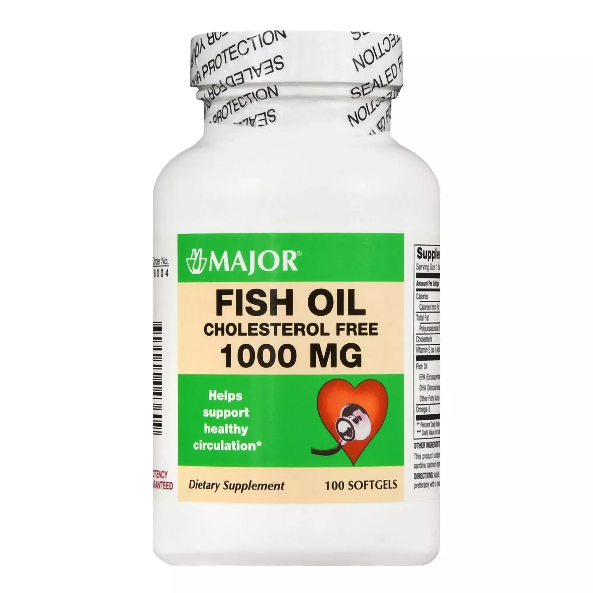 FISH OIL, CAP 300-1000MG (100/BT)