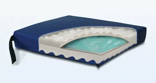 Gel Convoluted Foam Cushion 18x 16x 3 Navy