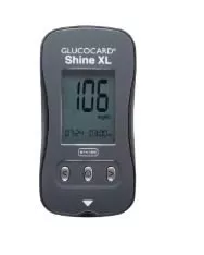 Glucocard Shine Blood Glucose Meter, 1 Case of 4