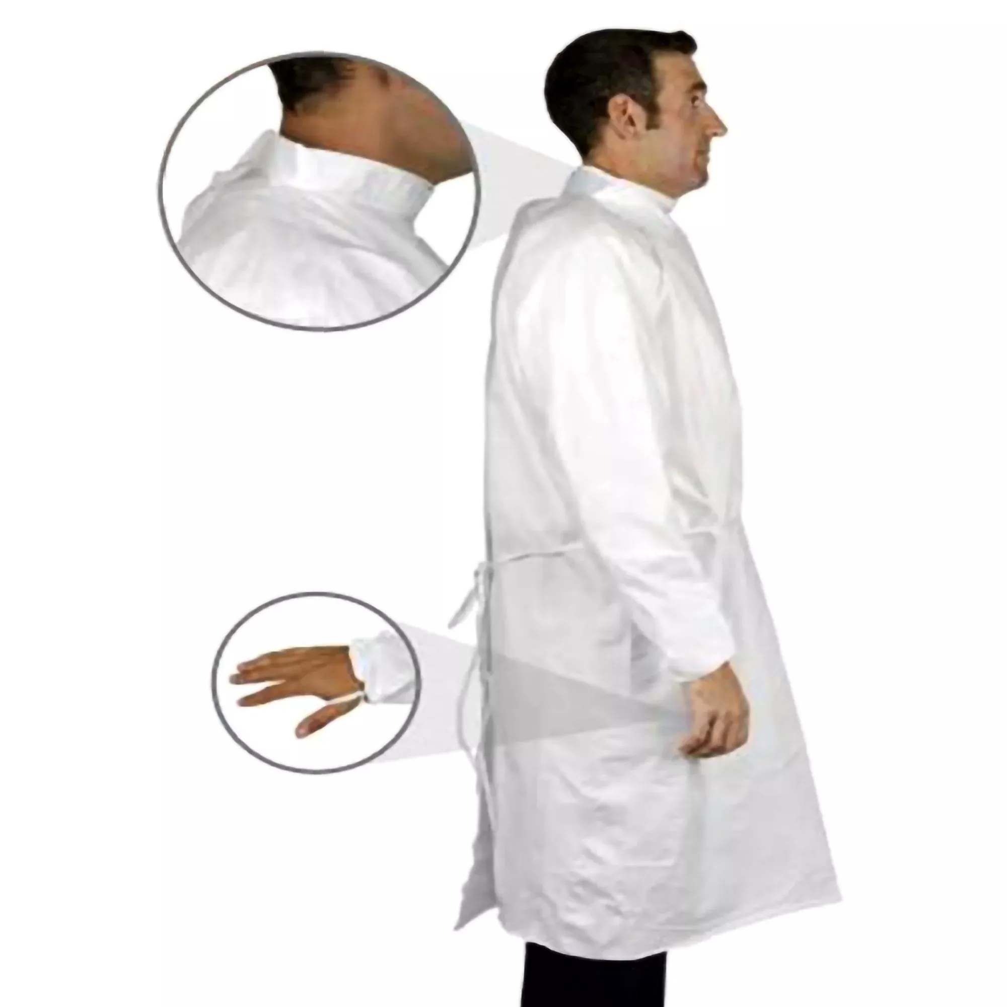 GOWN, CLEAN ROOM ELAS WRIST STR SM (50/CS)