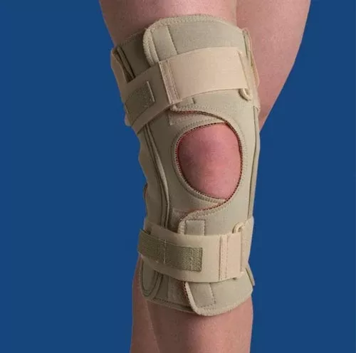 Hinged Knee Wrap Dual Pivot Beige XXXLarge 48 3/4- 53
