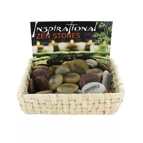 Inspirational Zen Stones Countertop DisplayPk/36