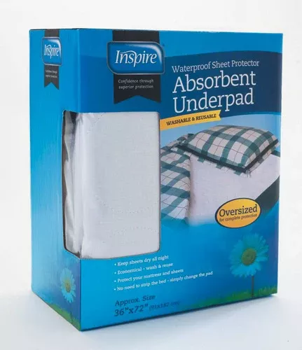 Inspire Reusable Absorbent UnderpadOversize36x 72