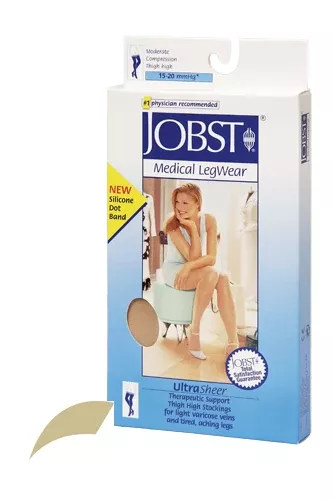 Jobst Ultrasheer 15-20 Thigh w/DotNatural Large