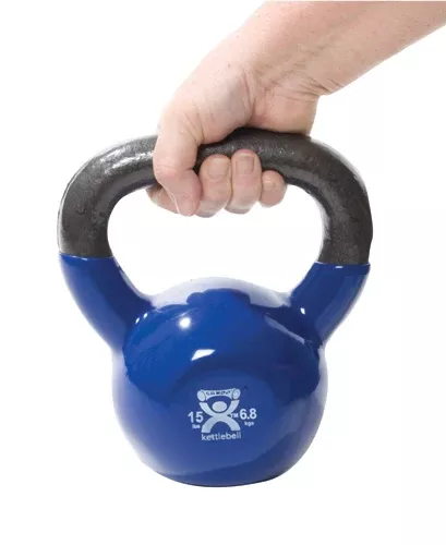 Kettlebell Vinyl Coated Weight Yellow5lb8Diameter