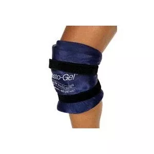 KNEE WRAP, HOT/COLD OPN PATELLA LG/XLG