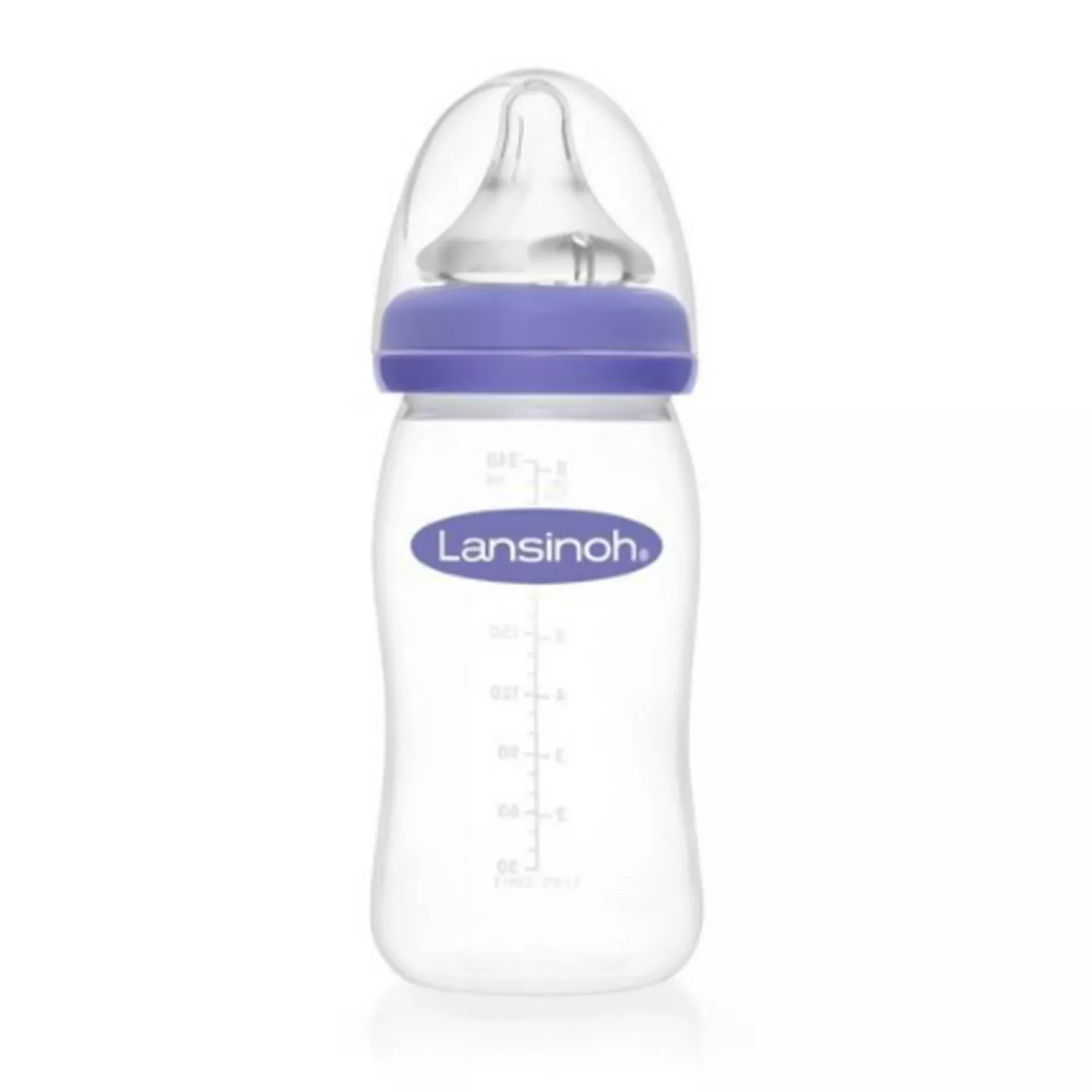 Lansinoh Baby Bottle, 8 ounce, 1 Case of 4
