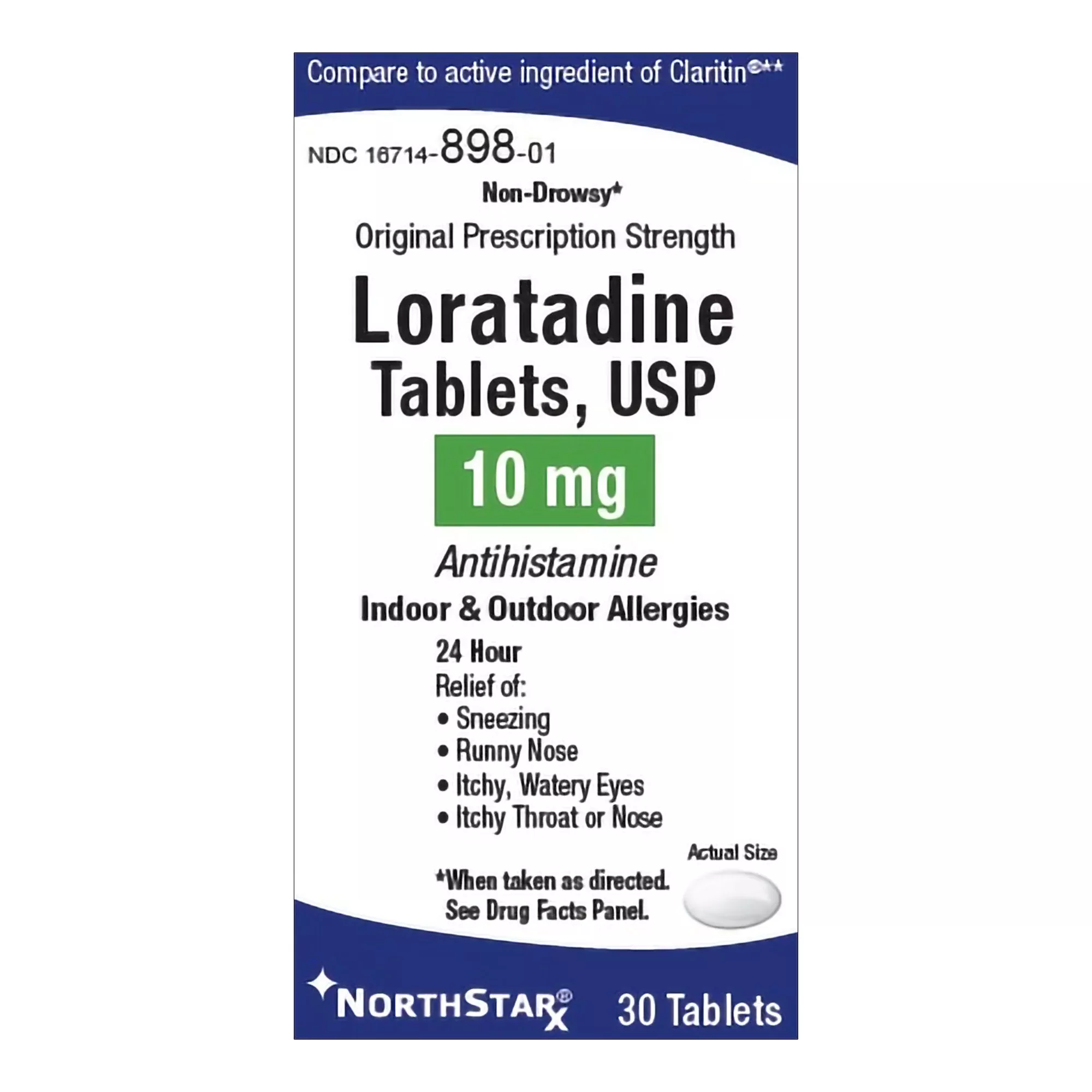 LORATADINE, TAB 10MG (30/BT)