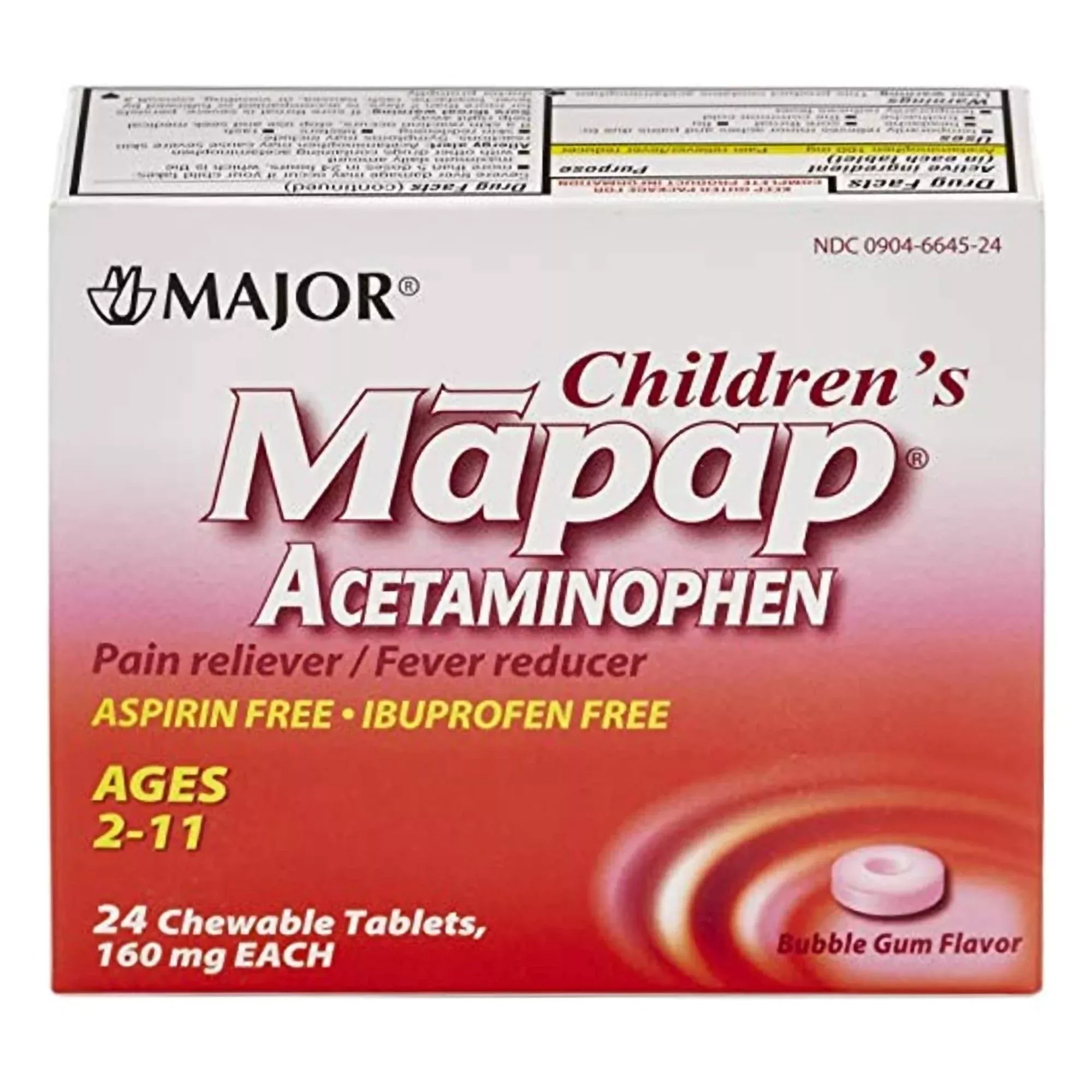 Major Acetaminophen Children's Pain Relief, 1 Bottle