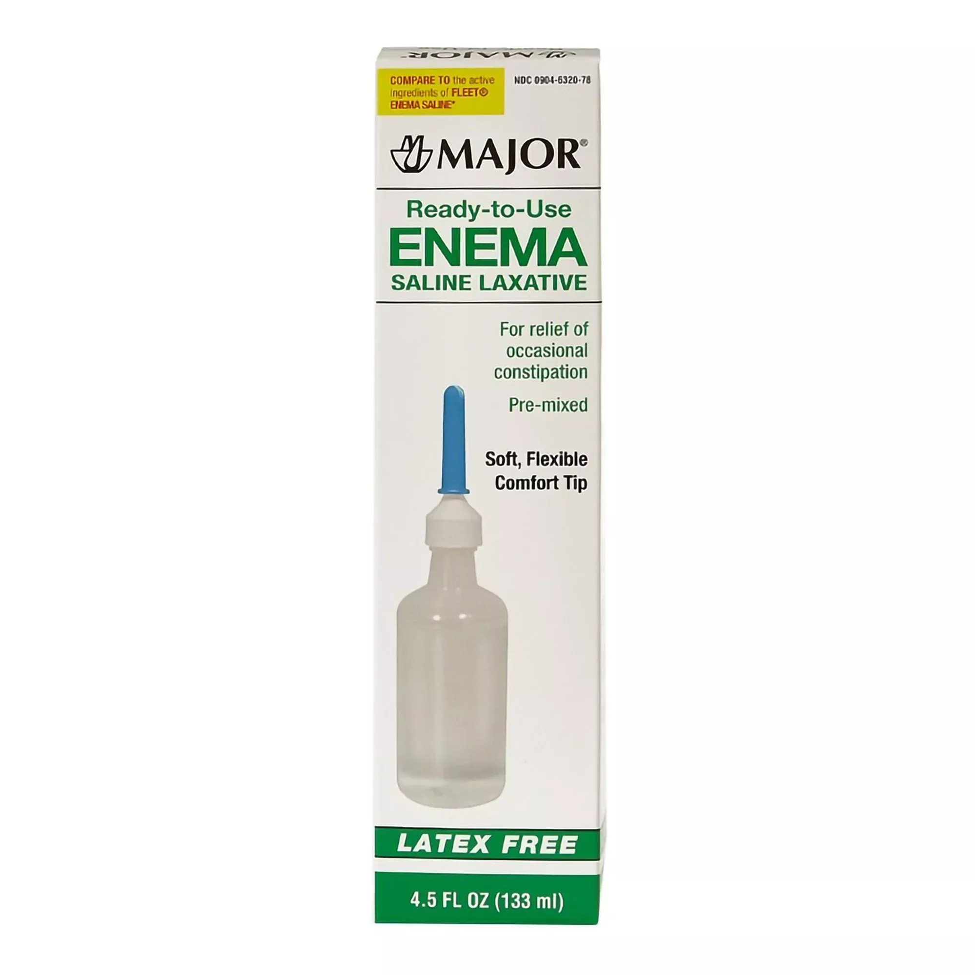 Major Monobasic Sodium Phosphate / Dibasic Sodium Phosphate Enema, 133 mL, 1 Each