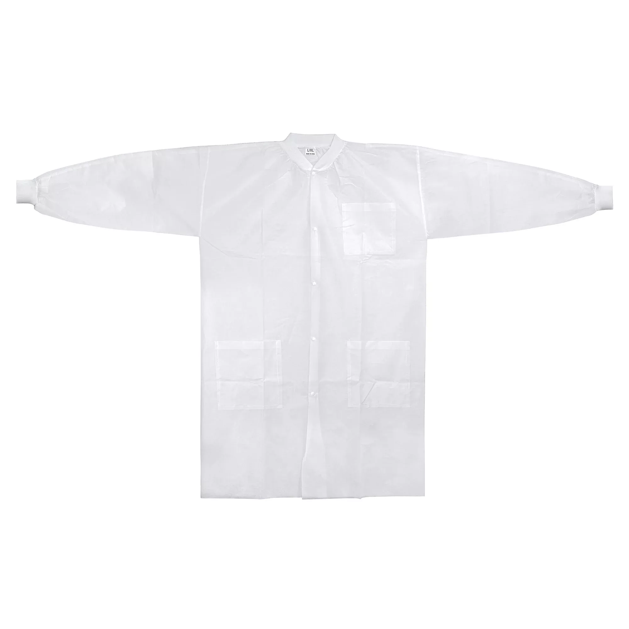 McKesson Lab Coat, Small / Medium, Blue, 1 Case of 30