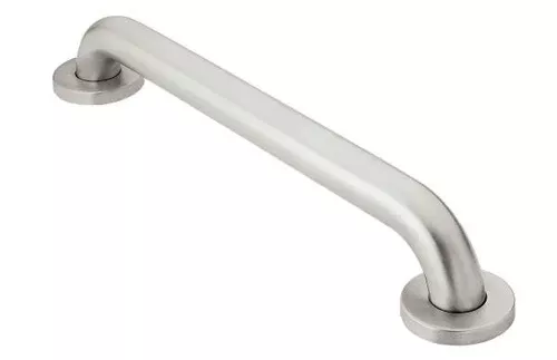Moen Grab Bar18SecureMount Stainless SteelCnceald Scrws