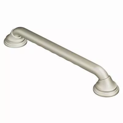 Moen Ultima Grab Bar18Brushed Nickelw/Curl Grip