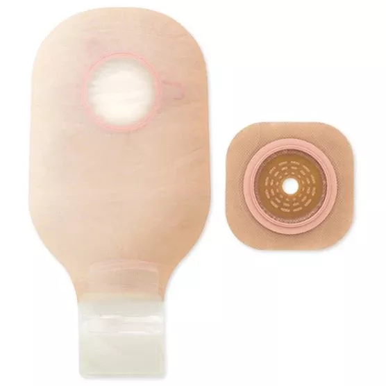 New Image™ Two-Piece Drainable Ultra Clear Ostomy Pouch Kit, 2¼ Inch Flange, 1 Box of 5