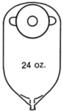 Nu-Hope 1-Piece Urostomy Pouch, 1 Box of 10