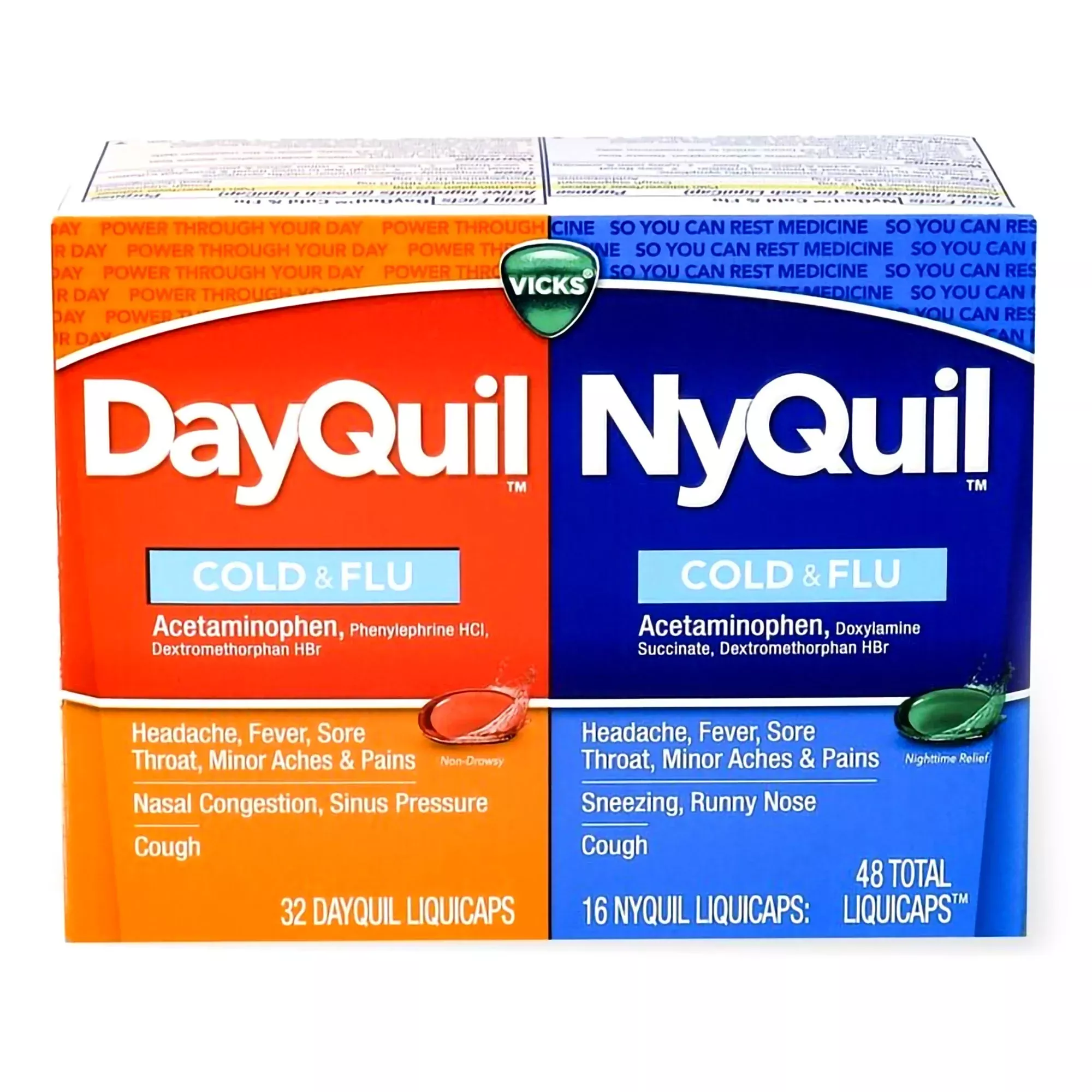 NYQUIL/DAYQUIL, LIQCAP COMBO (48/CT)