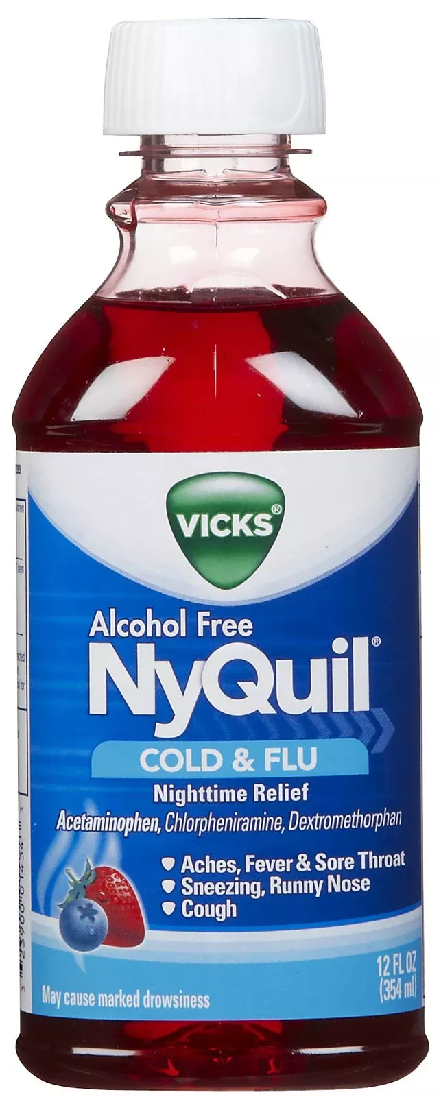 NYQUIL, LIQ ALCHL FREE 12OZ