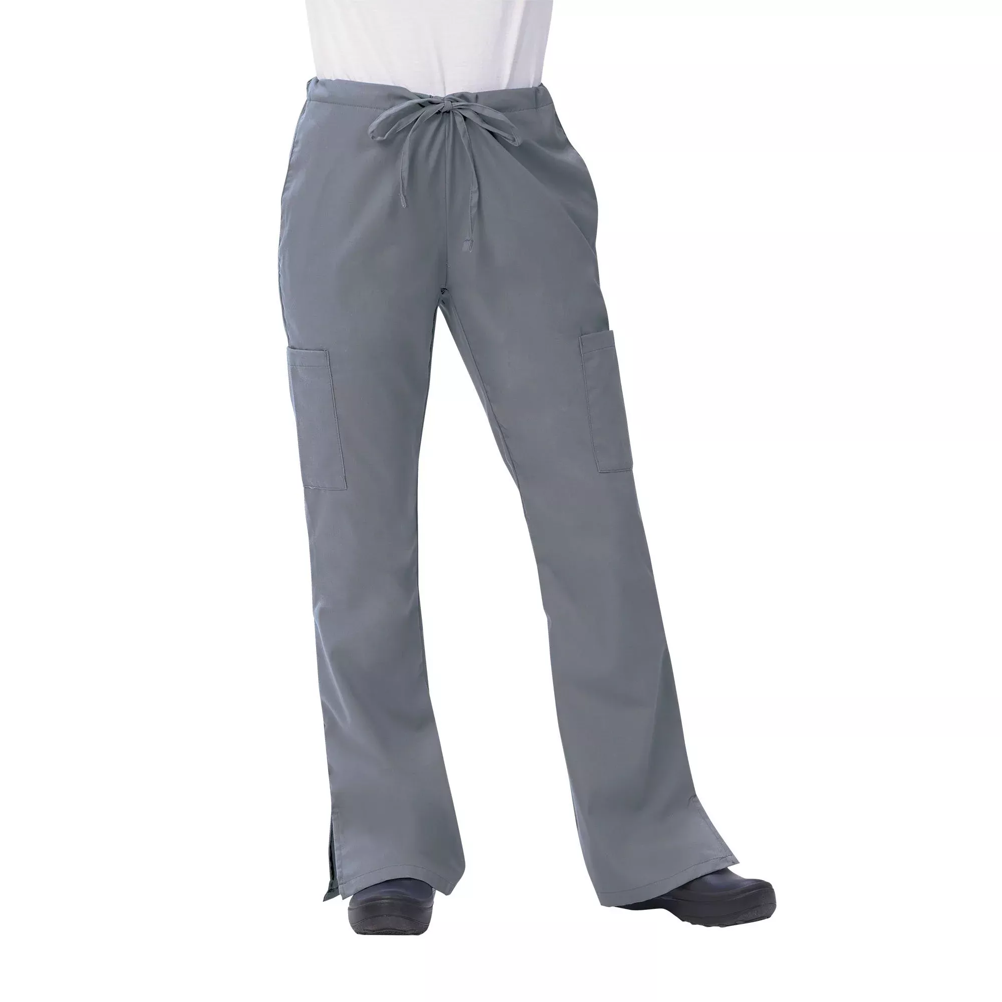 PANTS, SCRUB FLARE CARGO FML PEWTER 2XLG