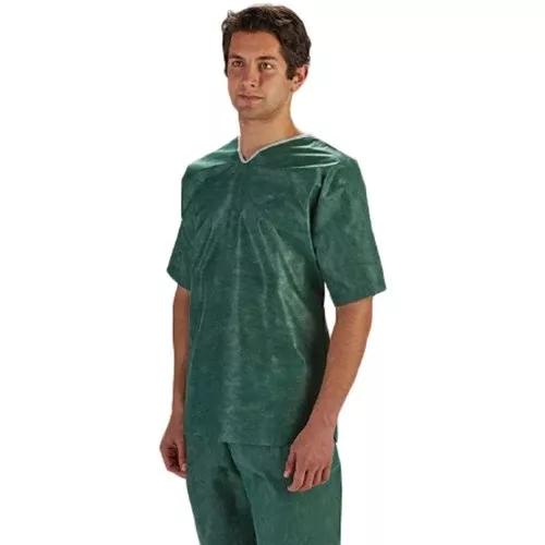 PANTS SCRUB GRN XXL 30/CS NONWOVEN 46-48"