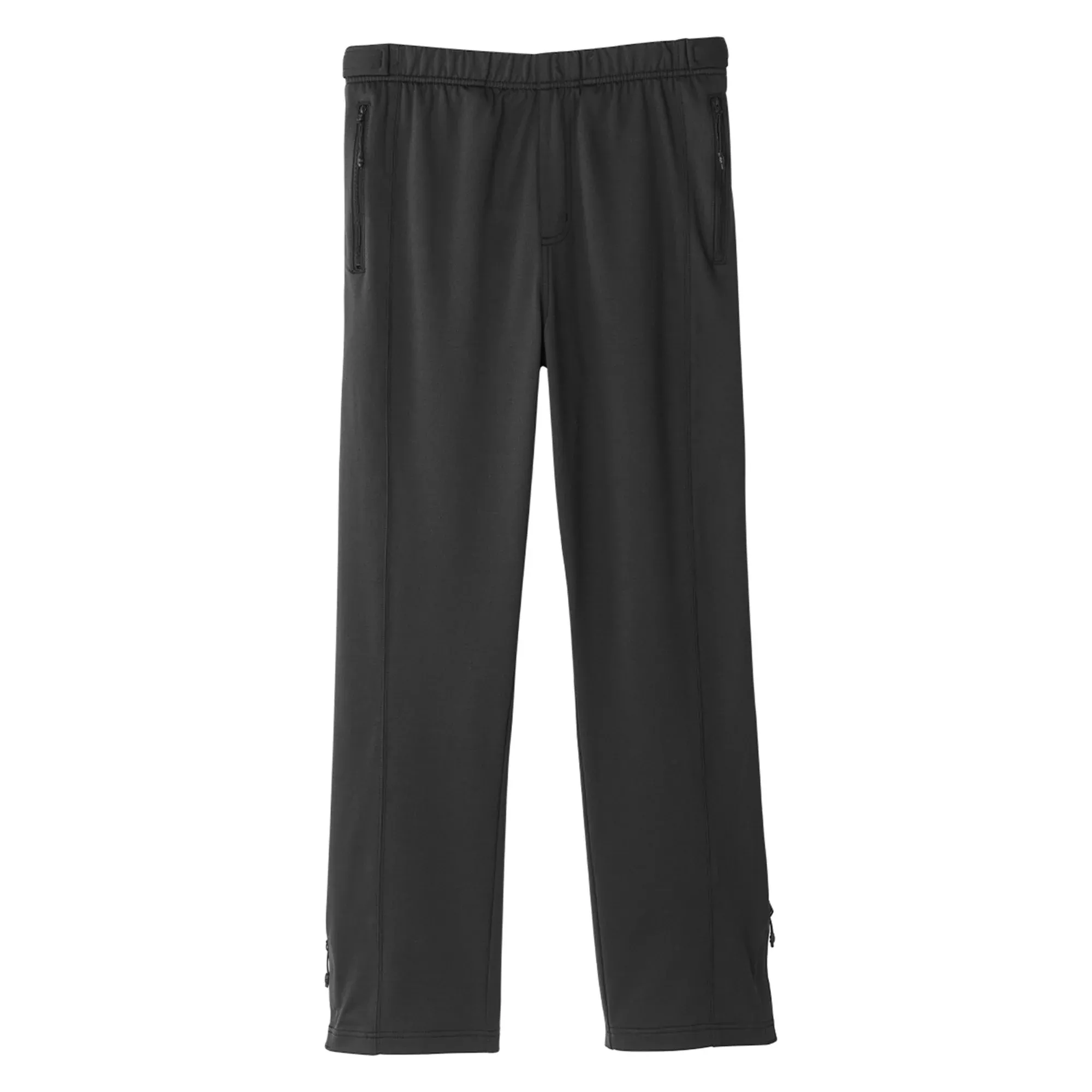PANTS, TEAR AWAY MENS FLEECE BLK LG